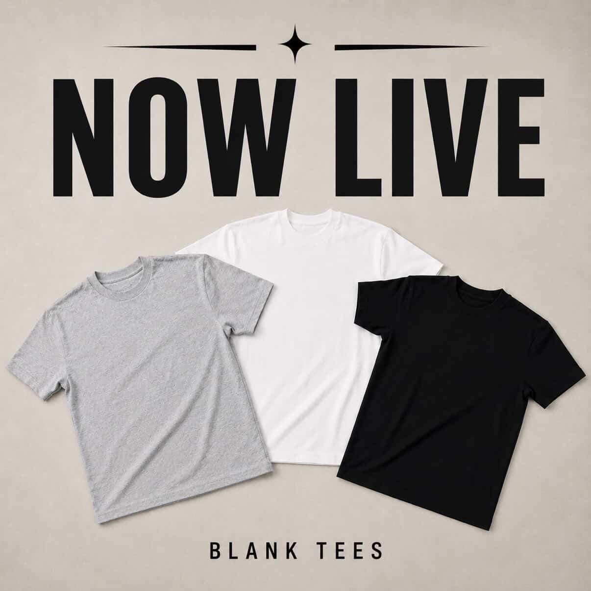 BLANK TEES